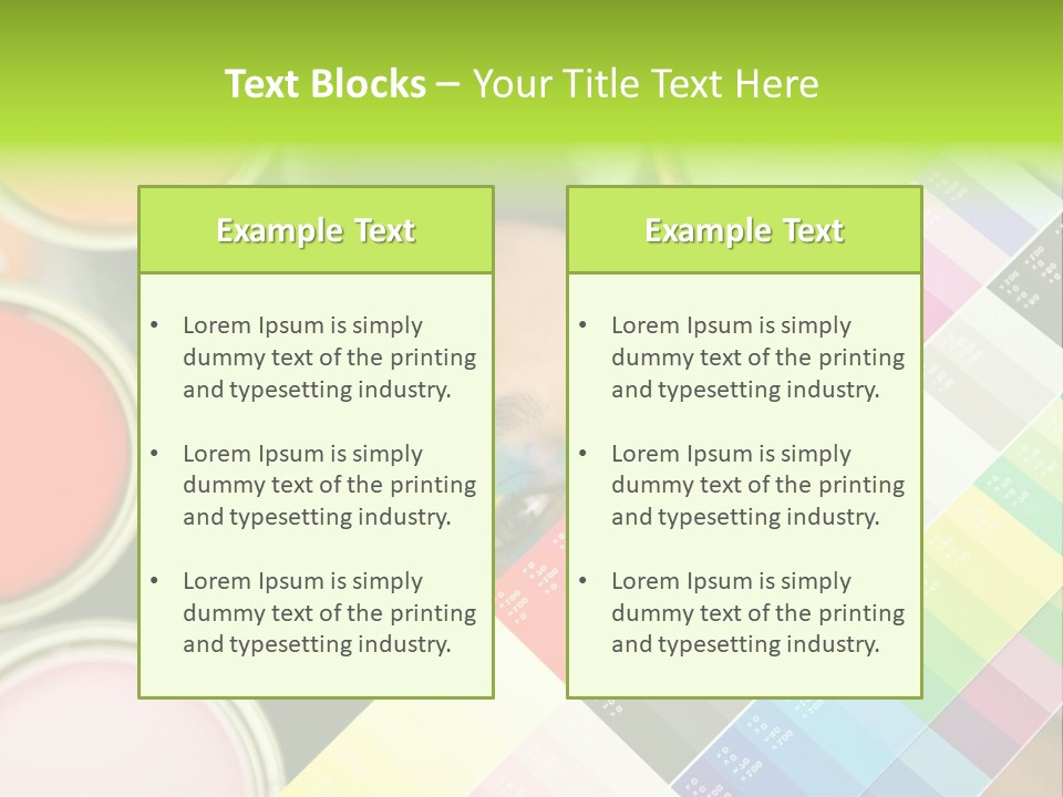 Color Covering Designer PowerPoint Template