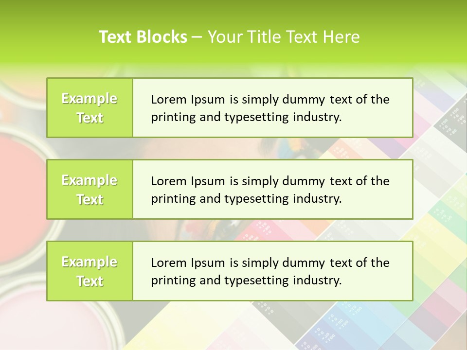Color Covering Designer PowerPoint Template