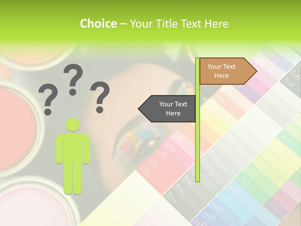 Color Covering Designer PowerPoint Template