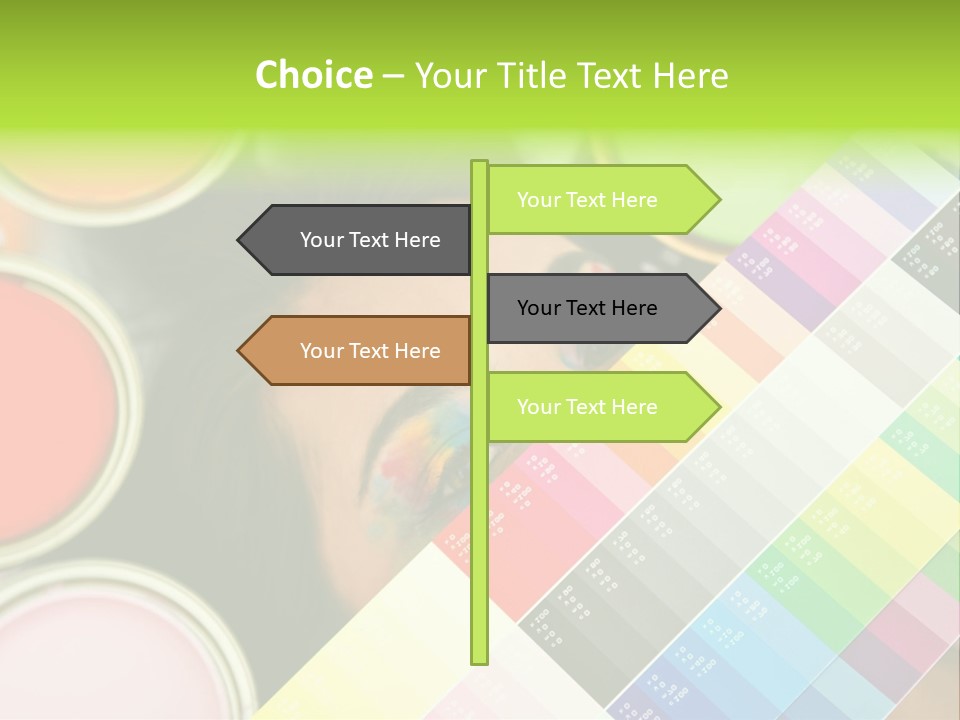 Color Covering Designer PowerPoint Template