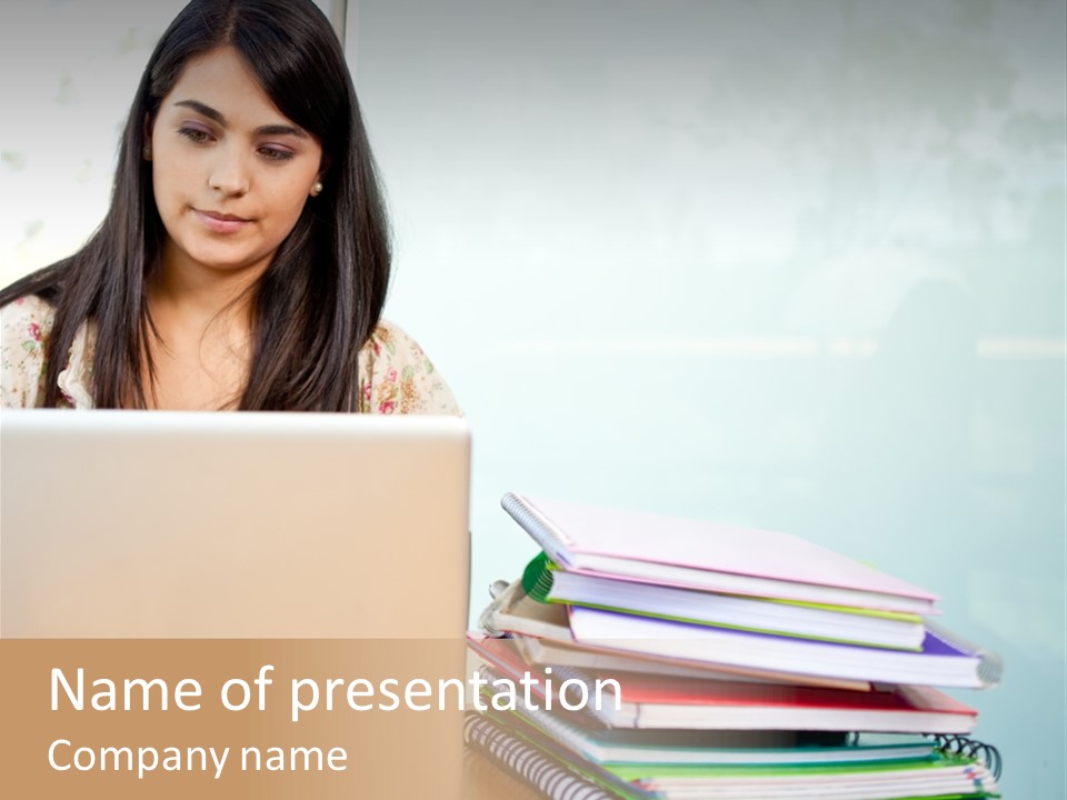 Latinamerican Laptop Tech PowerPoint Template