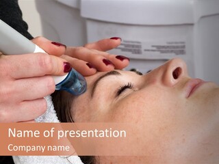 Beauty Female Treatment PowerPoint Template