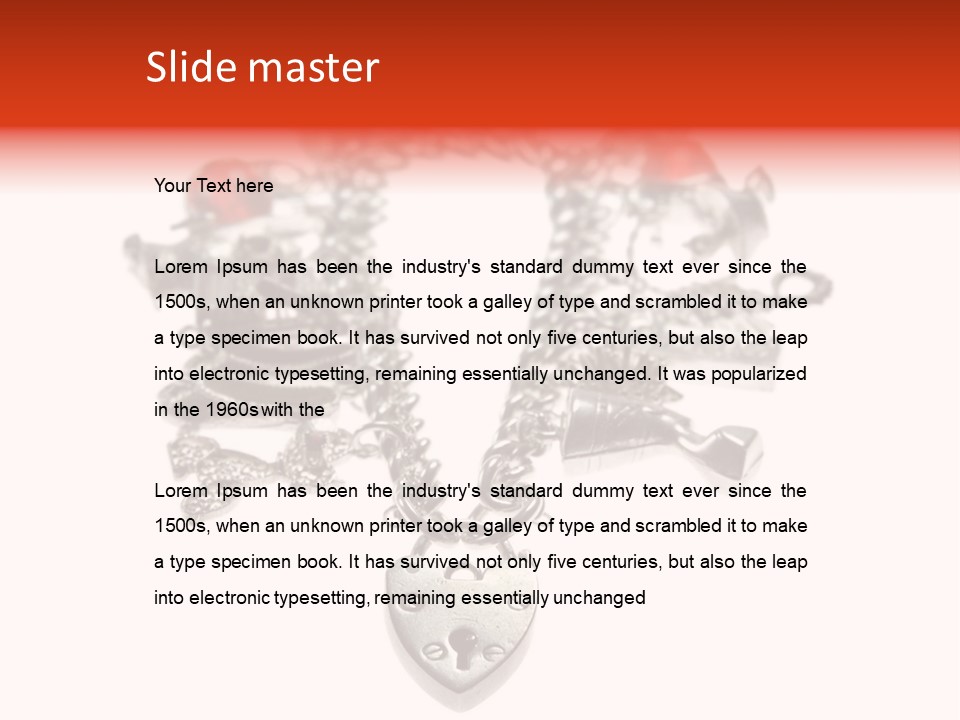 Charm Jewelery Old PowerPoint Template