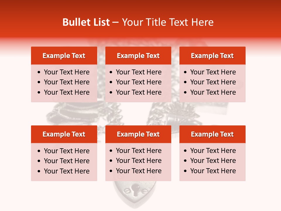 Charm Jewelery Old PowerPoint Template