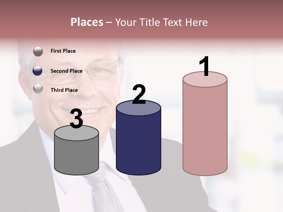 Sad Real Businessman PowerPoint Template