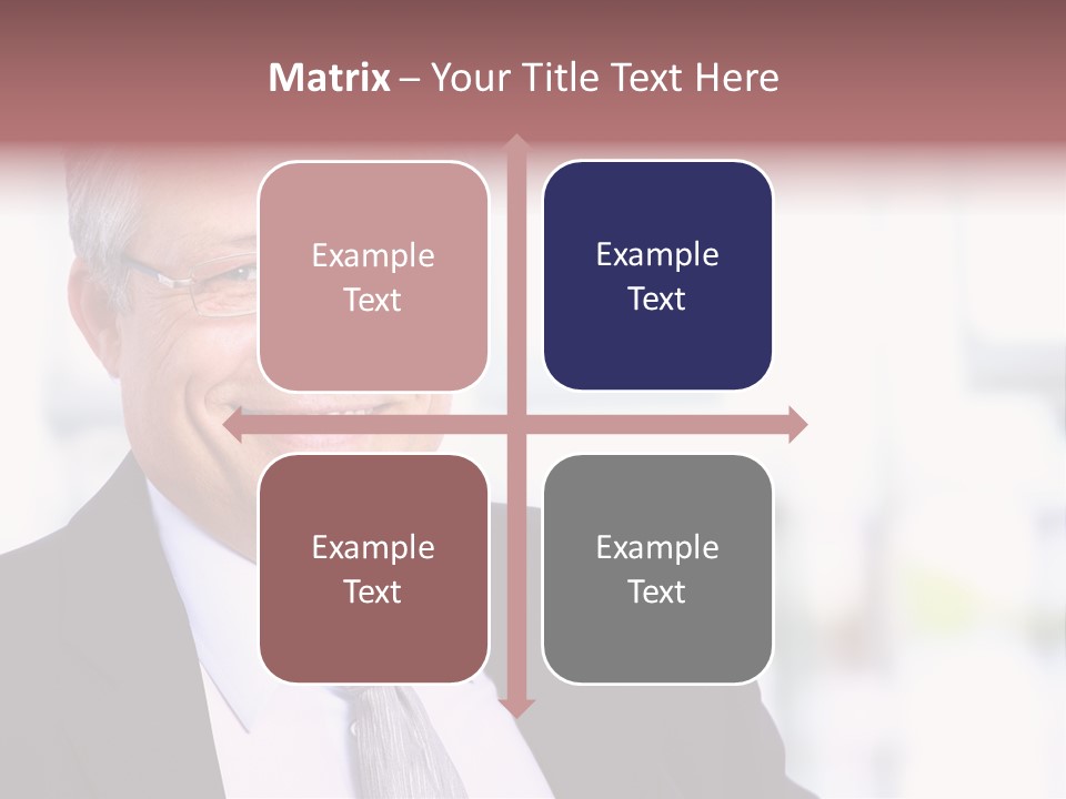 Sad Real Businessman PowerPoint Template