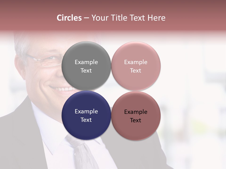 Sad Real Businessman PowerPoint Template