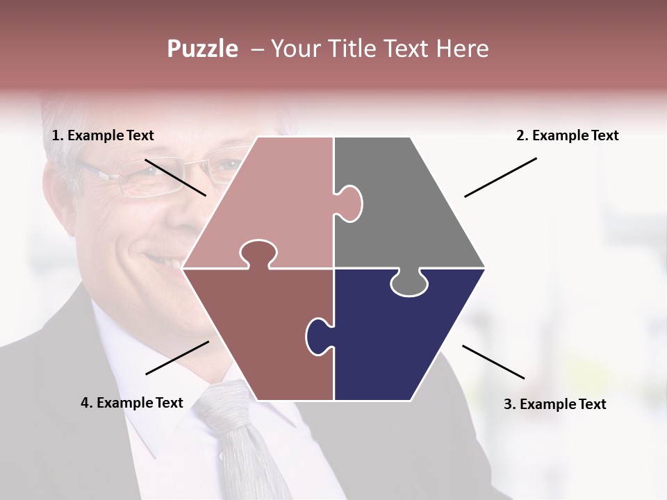 Sad Real Businessman PowerPoint Template