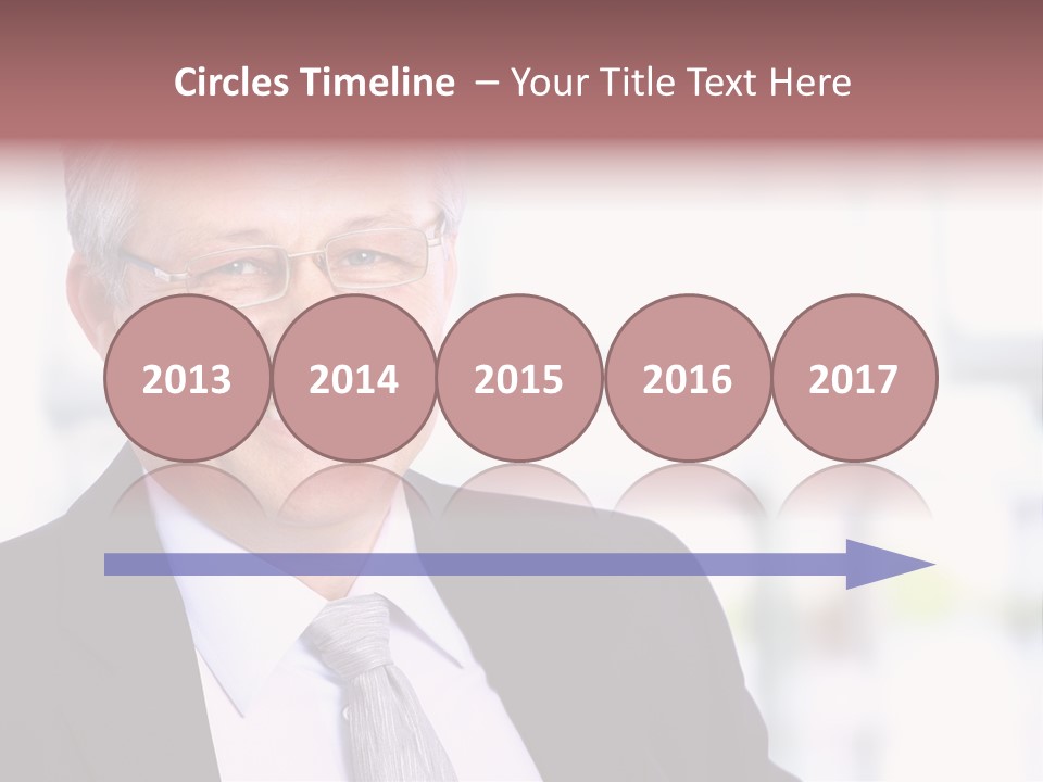 Sad Real Businessman PowerPoint Template