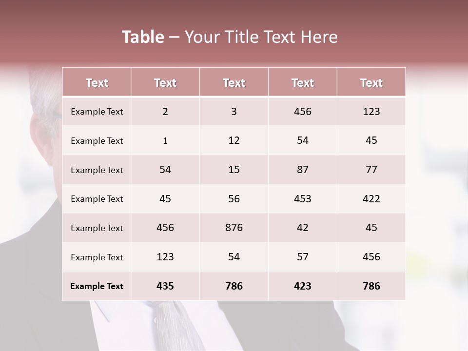 Sad Real Businessman PowerPoint Template