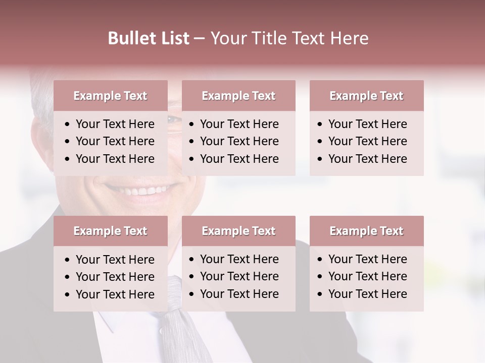 Sad Real Businessman PowerPoint Template