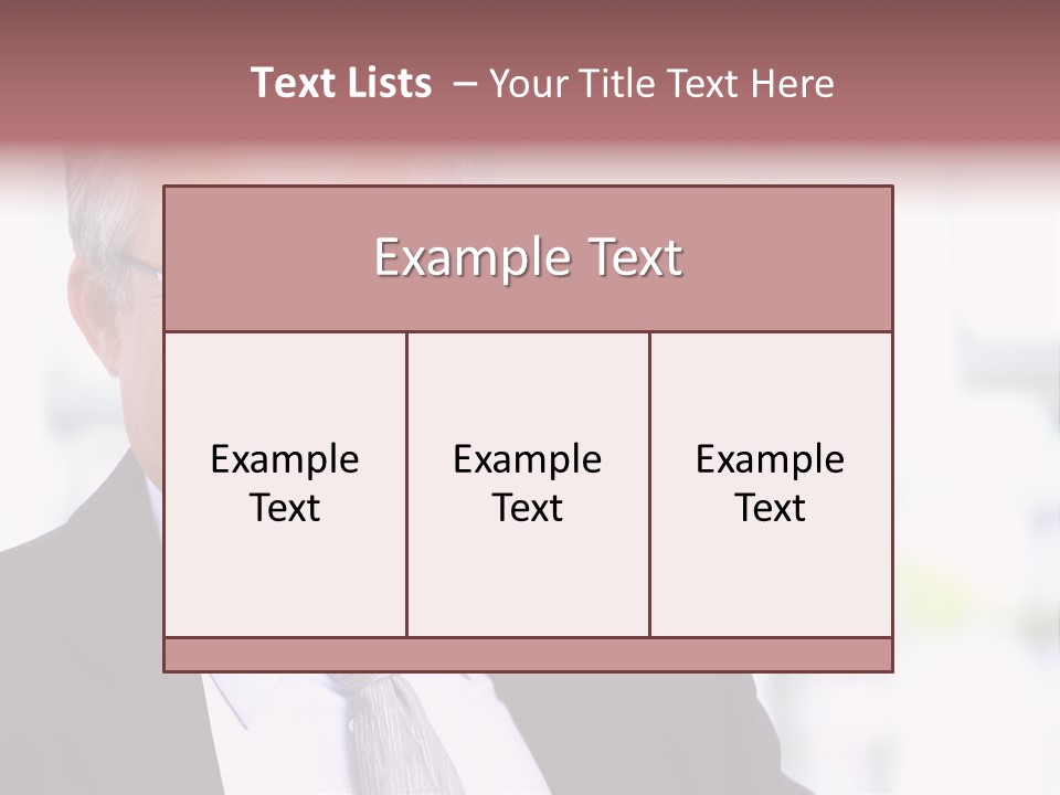 Sad Real Businessman PowerPoint Template