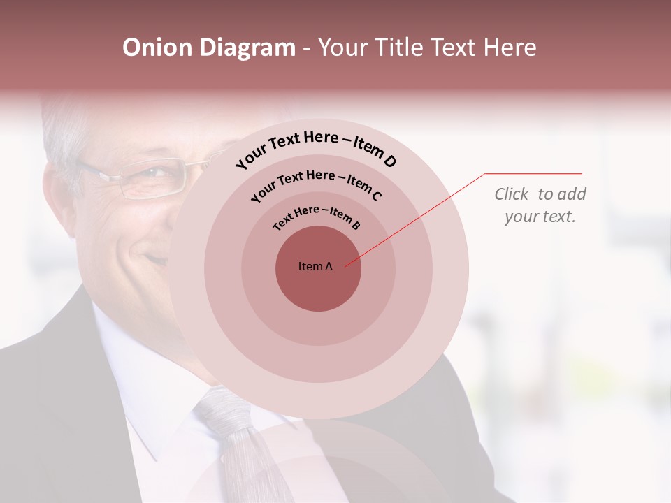 Sad Real Businessman PowerPoint Template