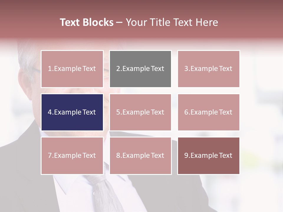 Sad Real Businessman PowerPoint Template
