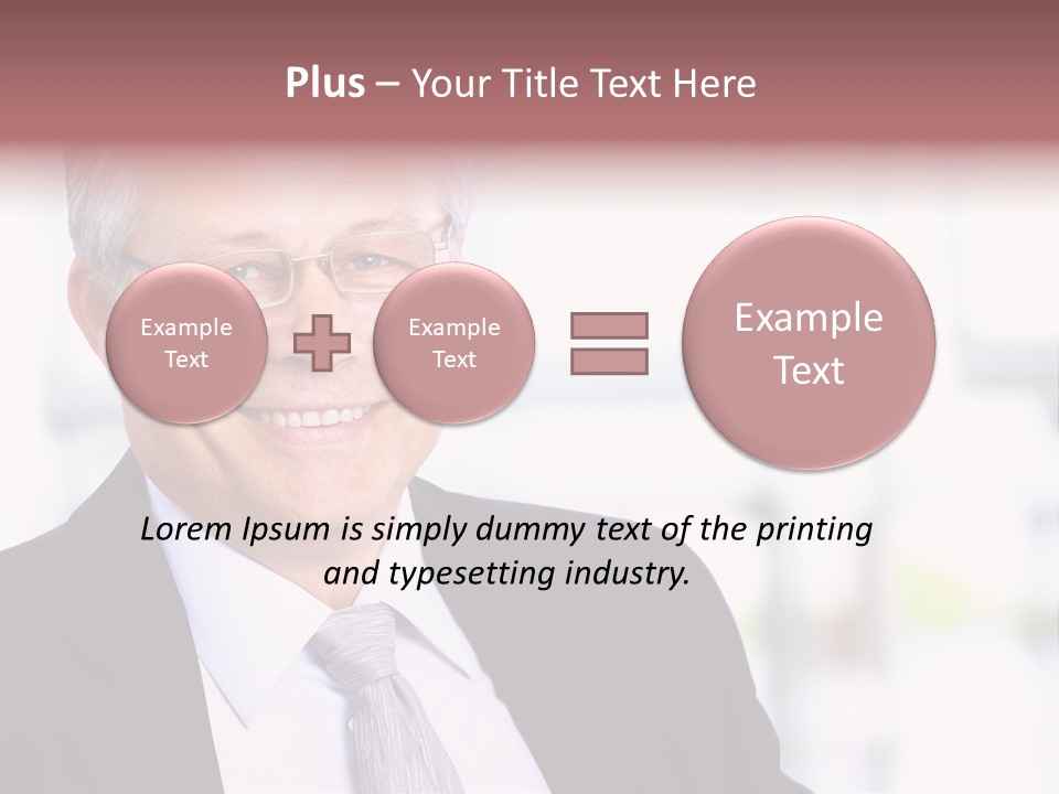 Sad Real Businessman PowerPoint Template