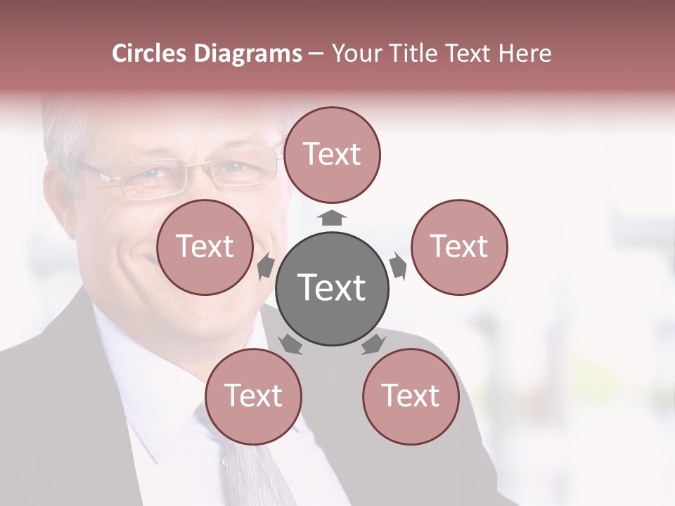 Sad Real Businessman PowerPoint Template