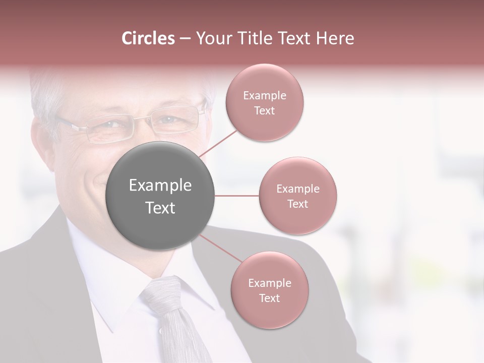 Sad Real Businessman PowerPoint Template