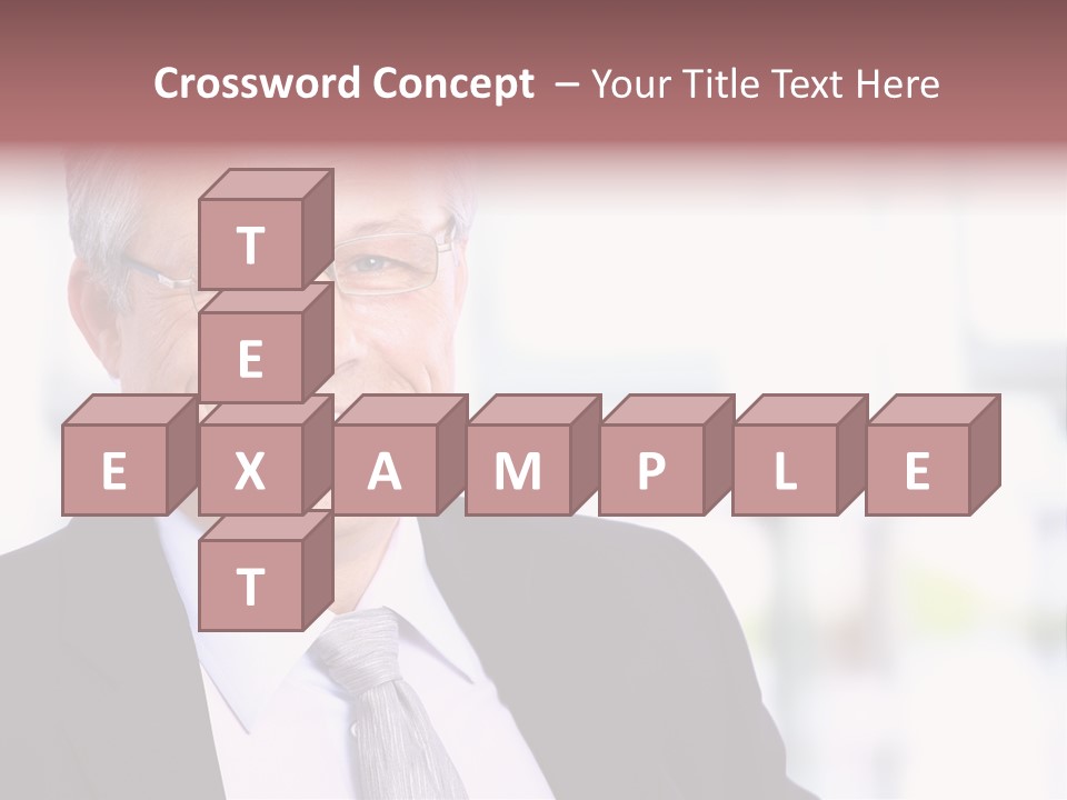 Sad Real Businessman PowerPoint Template