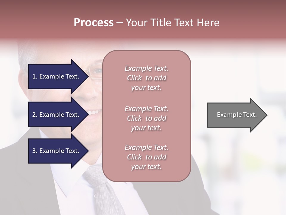 Sad Real Businessman PowerPoint Template