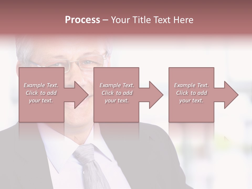 Sad Real Businessman PowerPoint Template