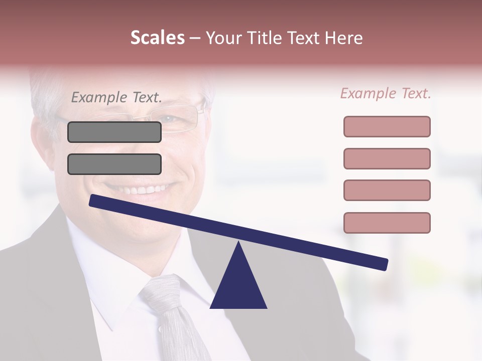 Sad Real Businessman PowerPoint Template