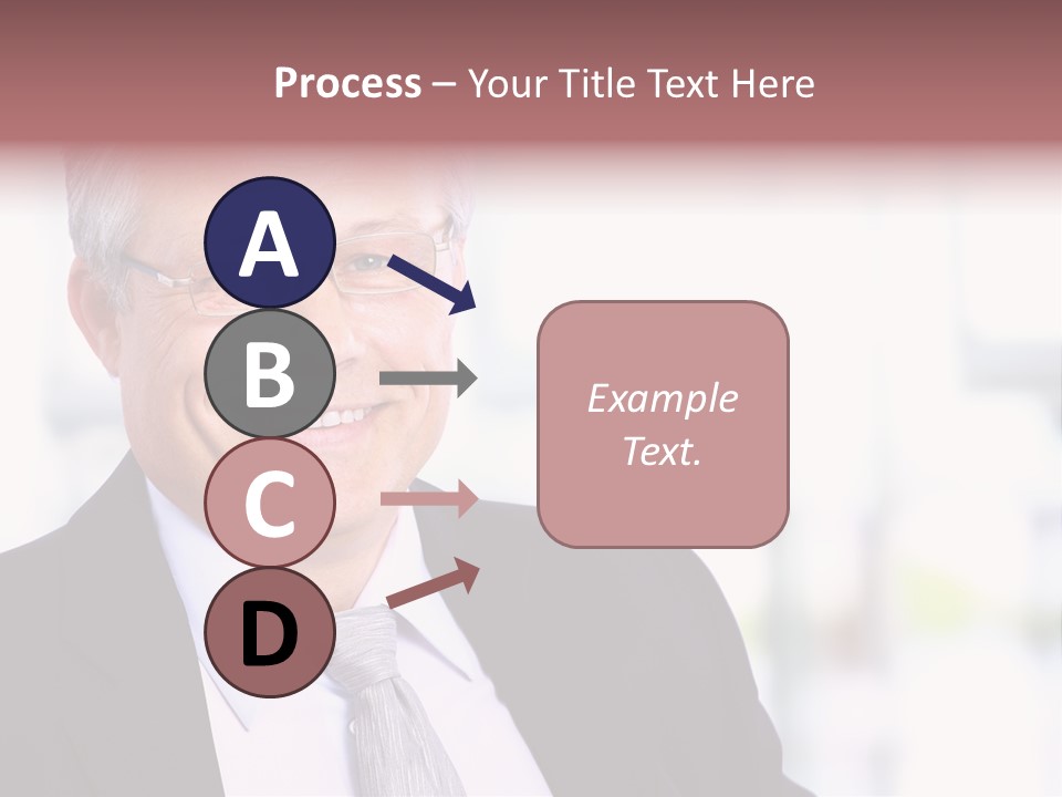 Sad Real Businessman PowerPoint Template