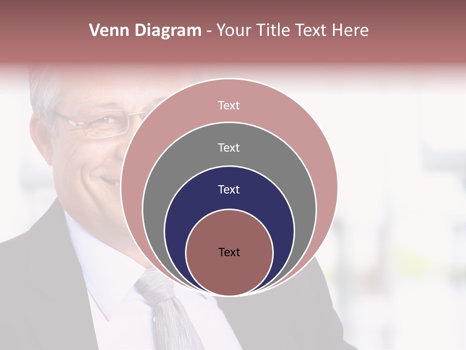 Sad Real Businessman PowerPoint Template