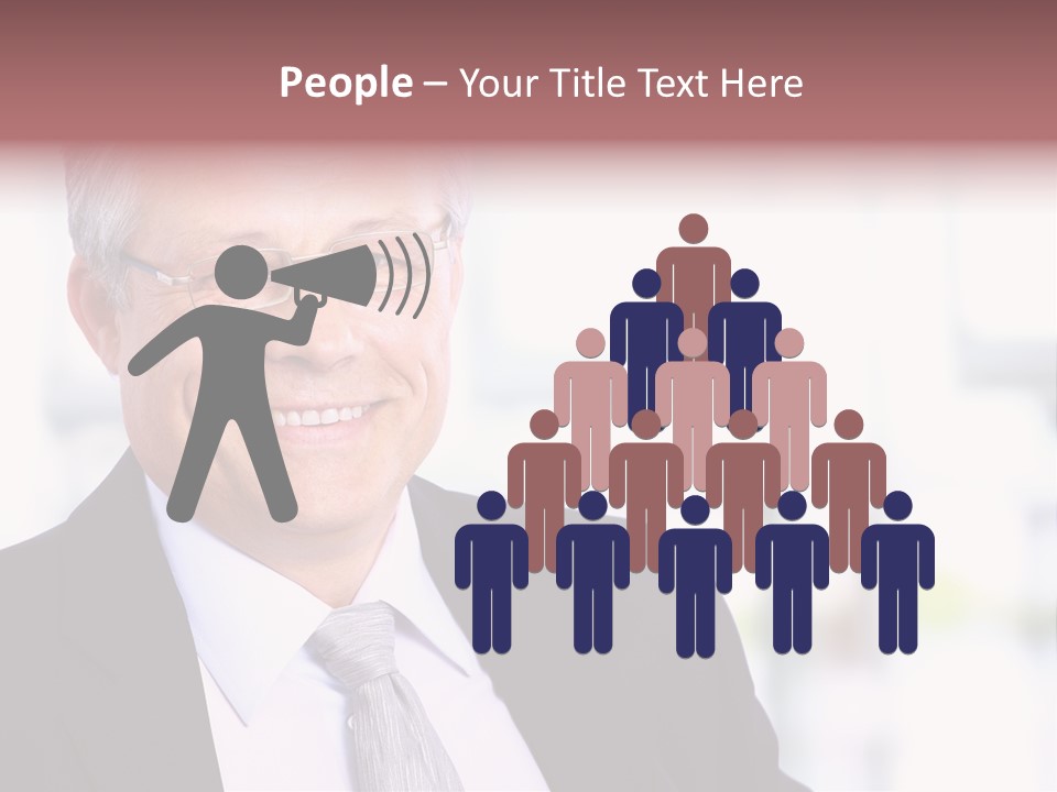 Sad Real Businessman PowerPoint Template