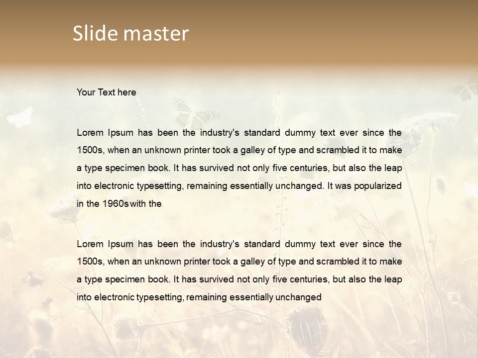 Season Park Nature PowerPoint Template