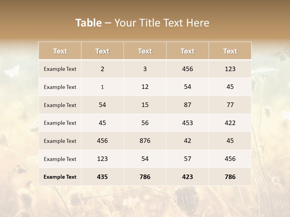 Season Park Nature PowerPoint Template