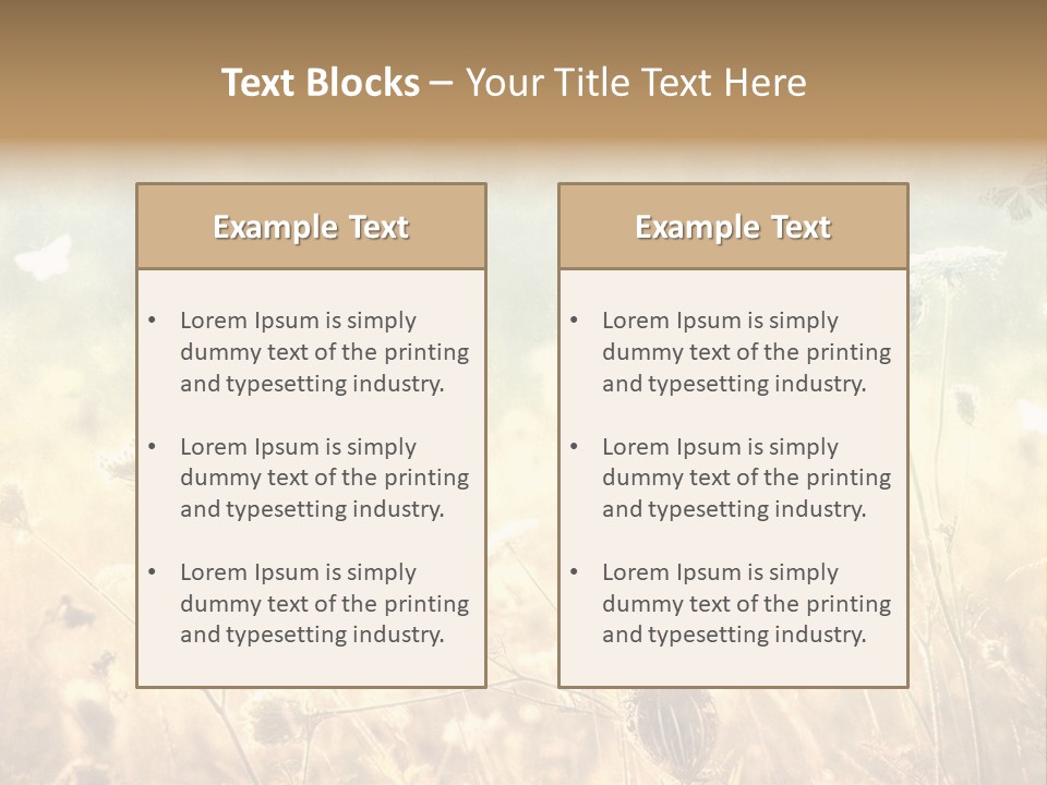 Season Park Nature PowerPoint Template