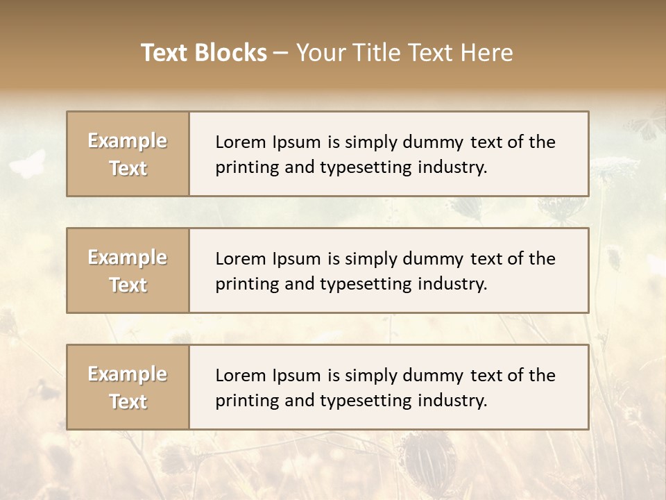 Season Park Nature PowerPoint Template