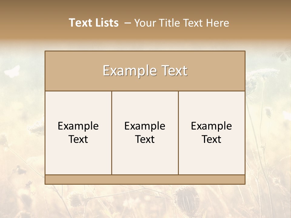 Season Park Nature PowerPoint Template