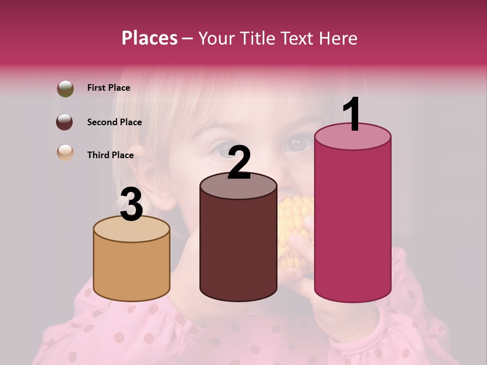 Lifestyle Caucasian Vegetable PowerPoint Template