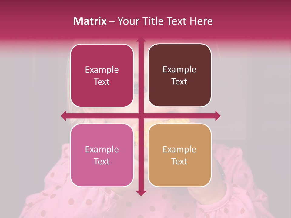 Lifestyle Caucasian Vegetable PowerPoint Template