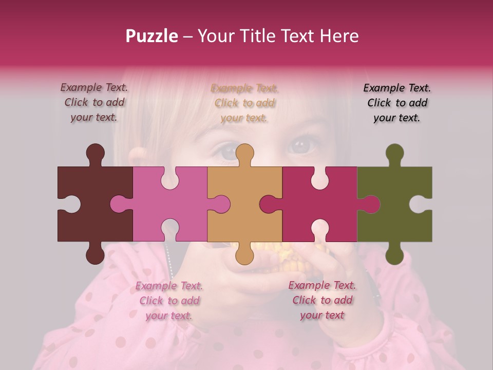 Lifestyle Caucasian Vegetable PowerPoint Template