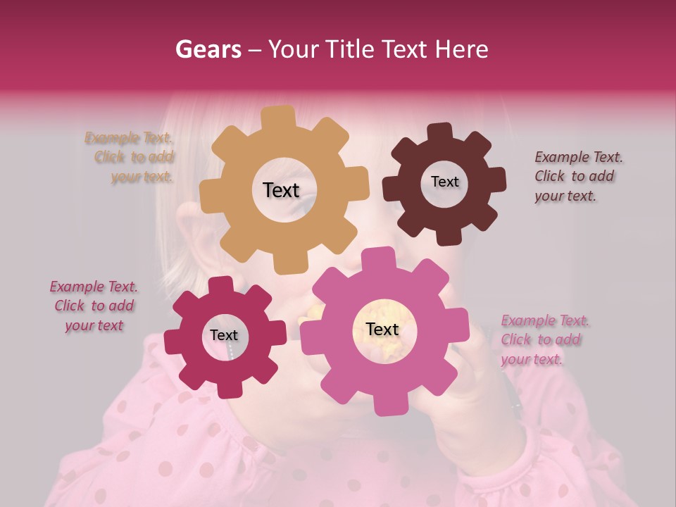 Lifestyle Caucasian Vegetable PowerPoint Template