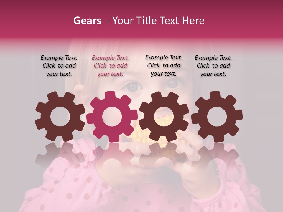 Lifestyle Caucasian Vegetable PowerPoint Template