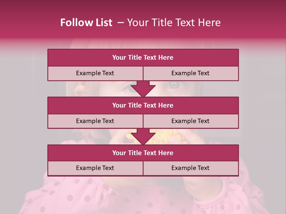 Lifestyle Caucasian Vegetable PowerPoint Template