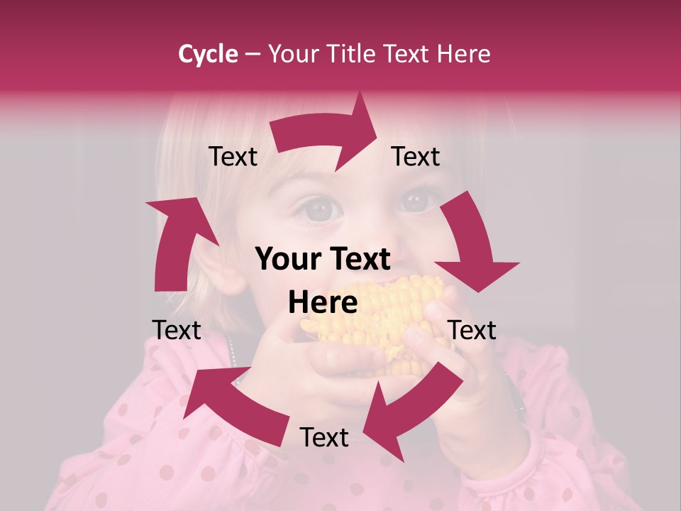 Lifestyle Caucasian Vegetable PowerPoint Template