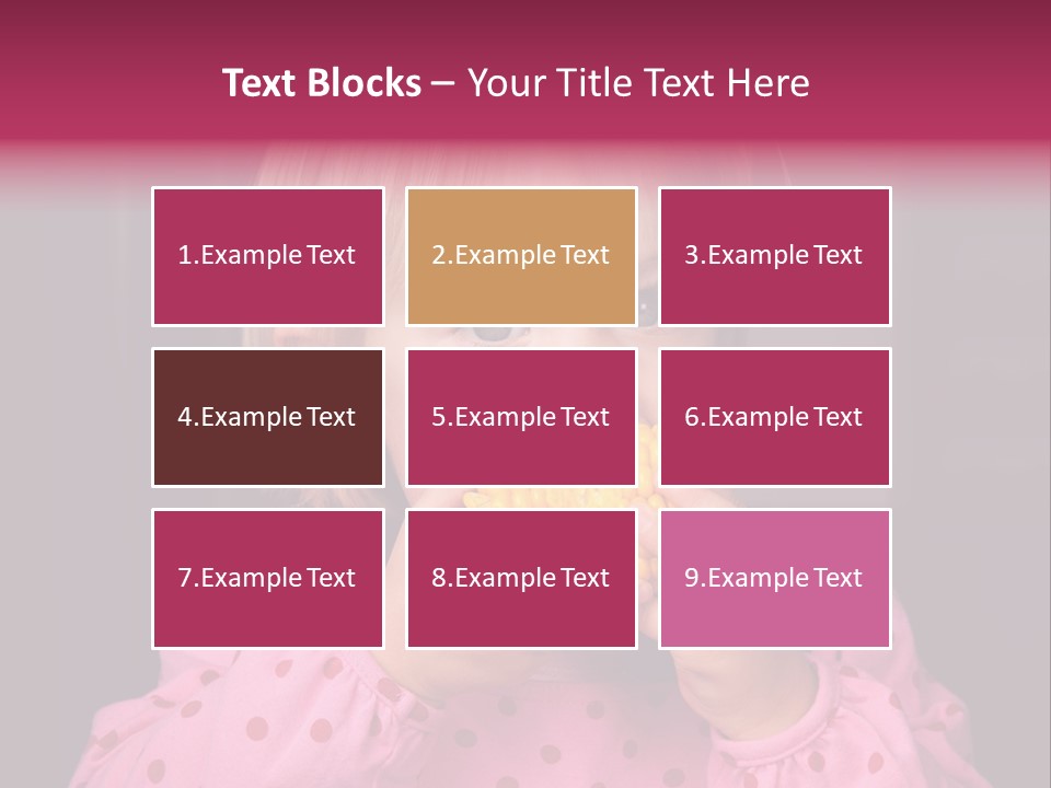 Lifestyle Caucasian Vegetable PowerPoint Template