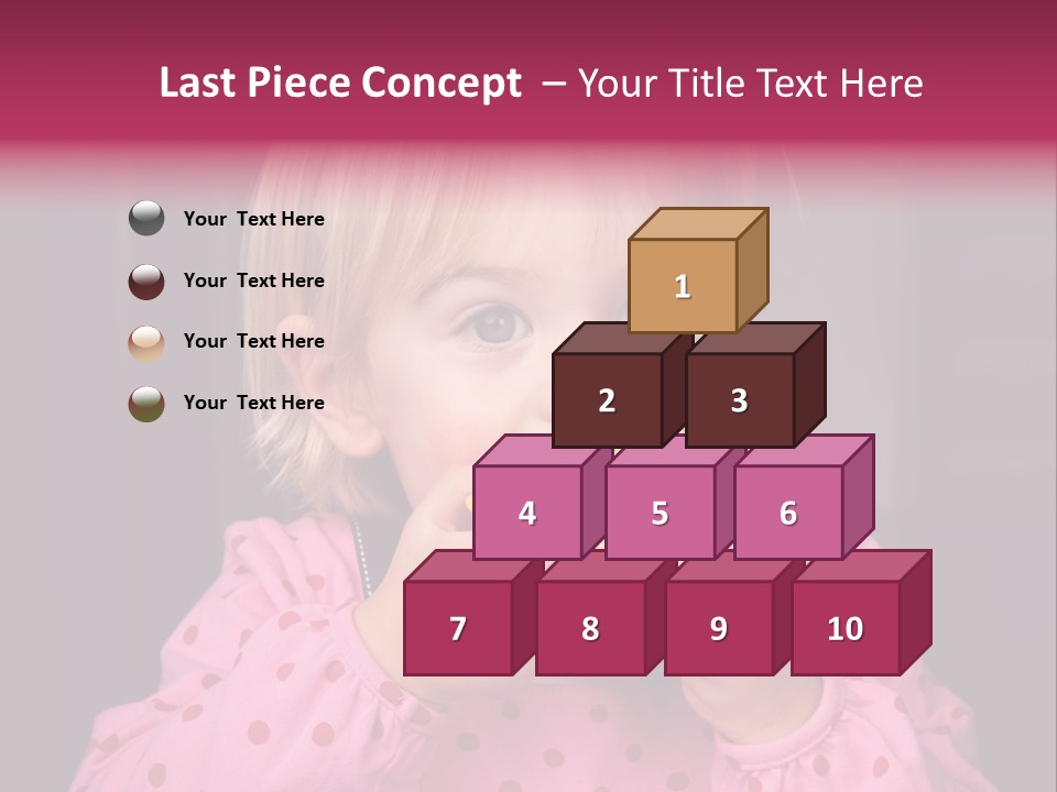 Lifestyle Caucasian Vegetable PowerPoint Template