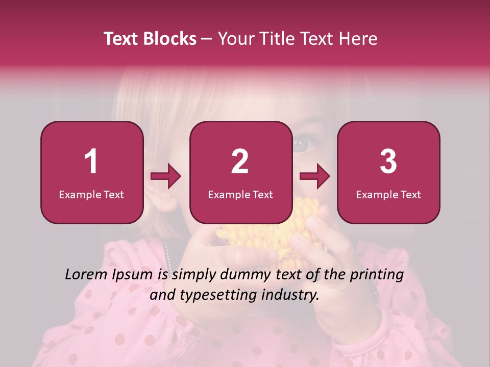 Lifestyle Caucasian Vegetable PowerPoint Template