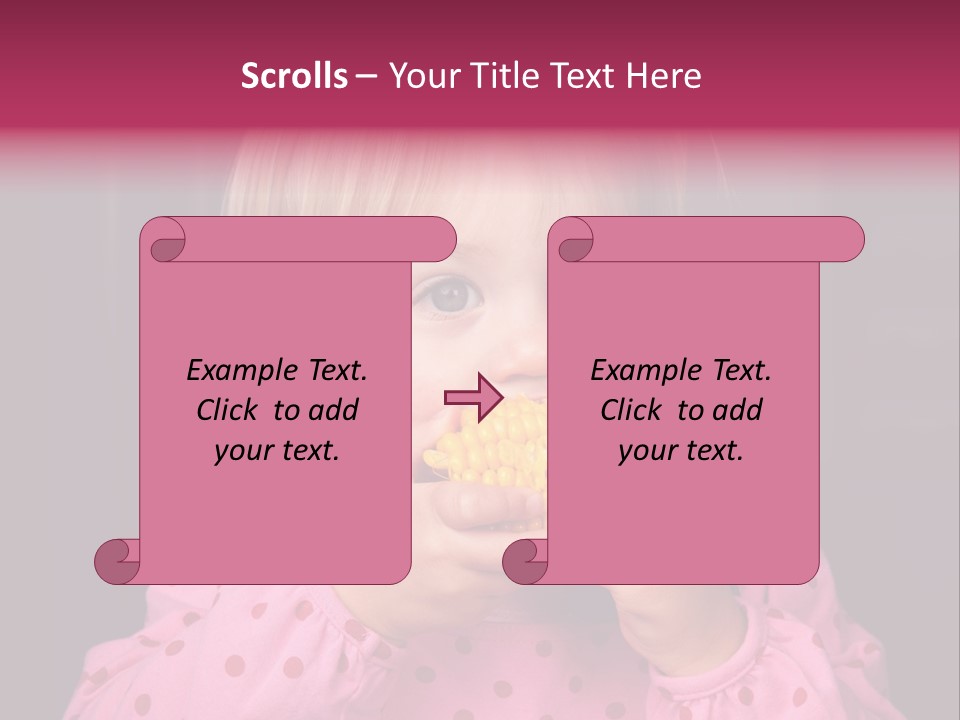 Lifestyle Caucasian Vegetable PowerPoint Template