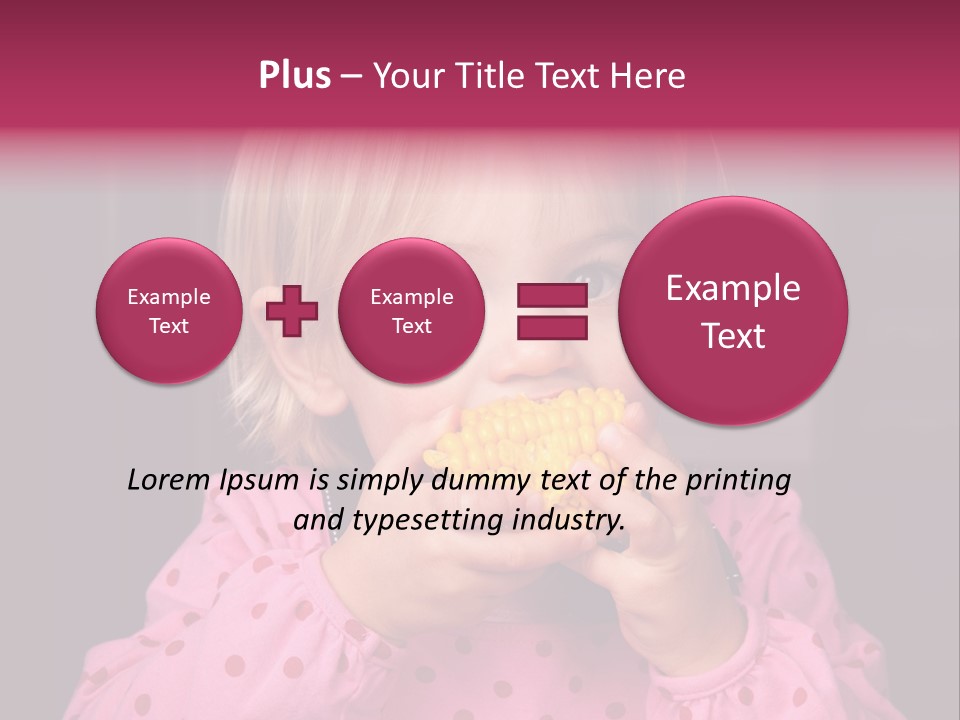 Lifestyle Caucasian Vegetable PowerPoint Template