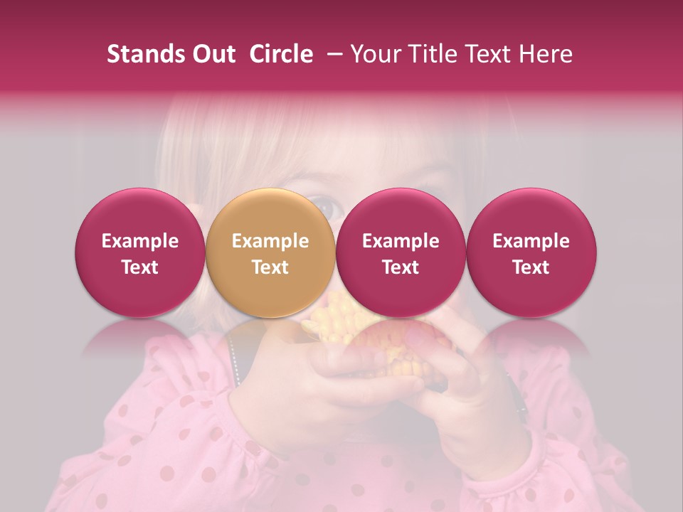 Lifestyle Caucasian Vegetable PowerPoint Template