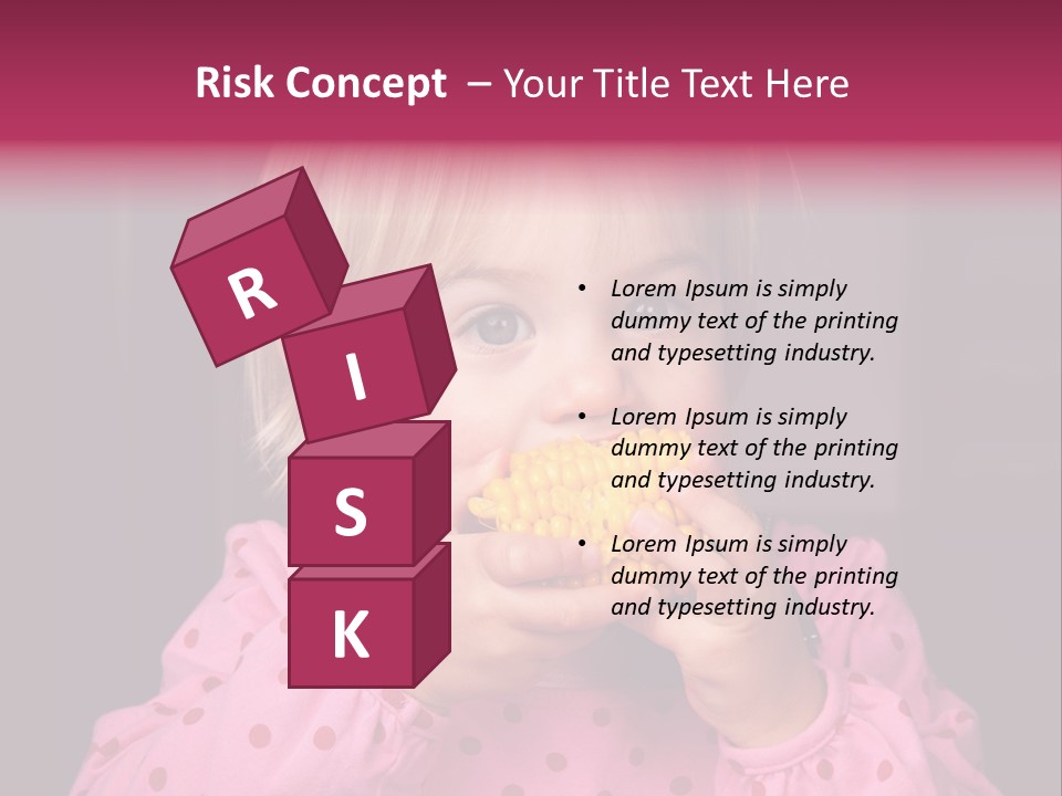 Lifestyle Caucasian Vegetable PowerPoint Template