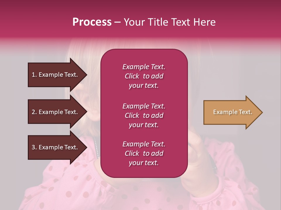 Lifestyle Caucasian Vegetable PowerPoint Template