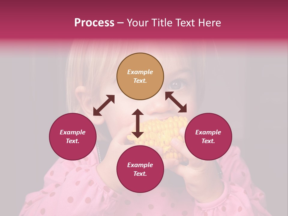 Lifestyle Caucasian Vegetable PowerPoint Template