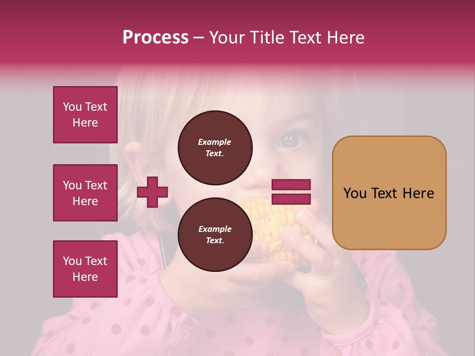 Lifestyle Caucasian Vegetable PowerPoint Template